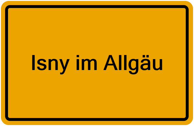 Handelsregisterauszug Isny im Allgäu